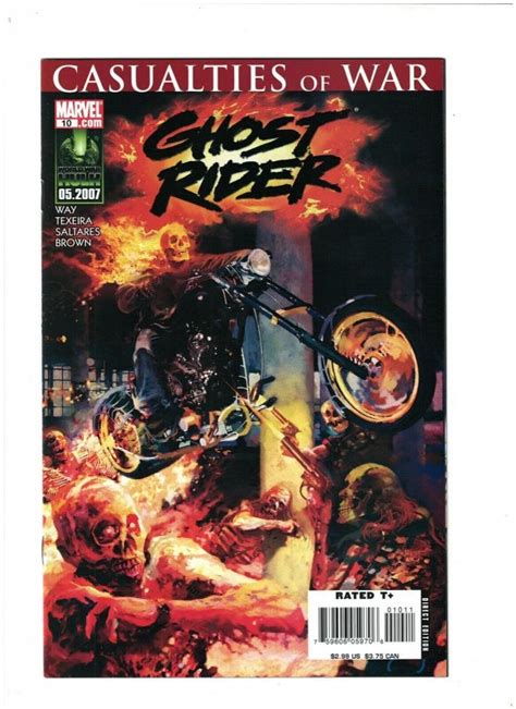 Ghost Rider Vf Nm Marvel Comics Casualties Of War Mark