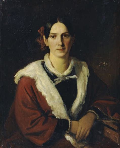 Carl Rahl 18121865 Carl Rahl Luise Von Schwind The Wife Of The