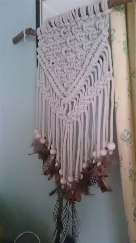 My first finished wall hanging 😁 : r/macrame