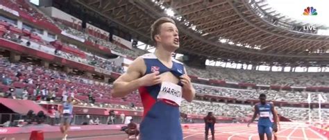 Olympian Rips His Shirt After He Breaks World Record For The Second