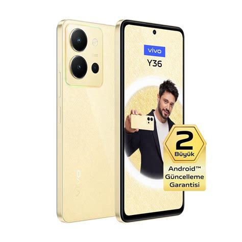 Vivo Y36 128 GB Akıllı Telefon Altın Sarısı - Vatan Bilgisayar