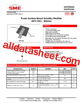 Spb A Datasheet Pdf Smc Diode Solutions Co Ltd