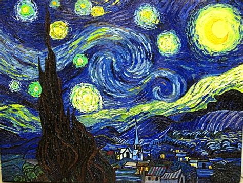 Van Gogh Noite Estrelada Desenho