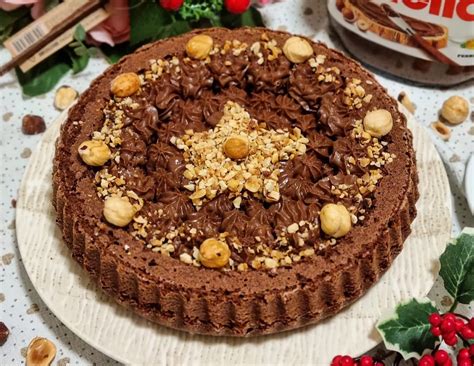 CROSTATA MORBIDA FAVOLA DI NUTELLA NOCCIOLE E CACAO Dolce Ripieno