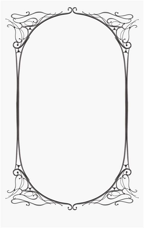 Gothic Border Hd Png Download Kindpng