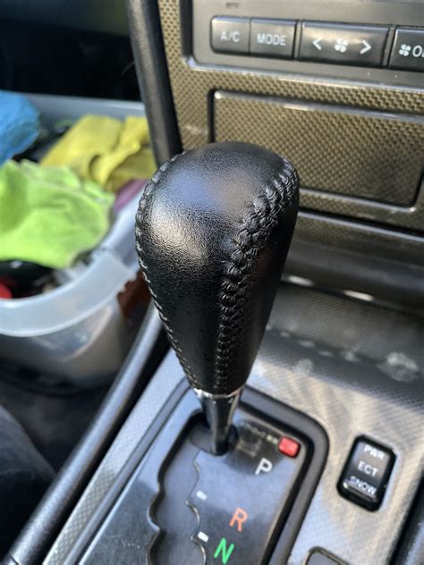 Кожаный чехол на ручник JZX100 и замена ручки акпп — Toyota Chaser (100 ...