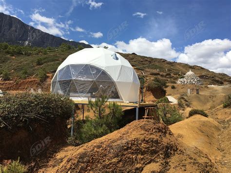 High End Customized Glamping Canvas Dome Tent Hotel Yunnan China