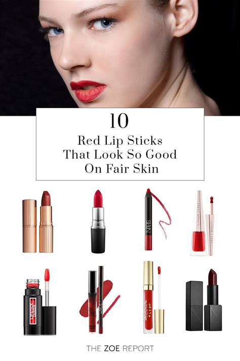 Flawless Beauty Discover The Perfect Red Lipsticks For Fair Skin