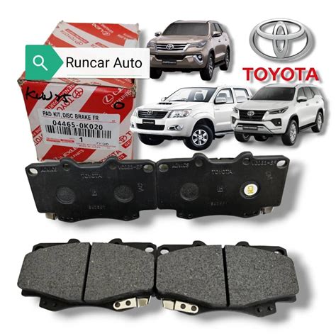 Toyota Hilux Front Disc Brake Pads Vigo Kun25 Fortuner 2 5 2 7 Vvti