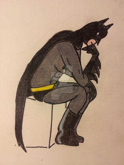 Thinking Batman By Meratahsart On Deviantart