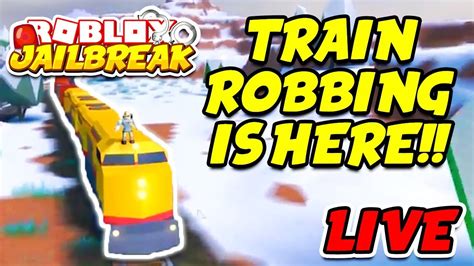 Roblox Jailbreak NEW WINTER UPDATE TRAIN ROBBING Trains Volt Bike