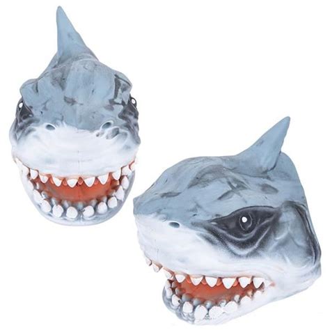 MuzeMerch - Great White Shark rubber realistic hand puppet