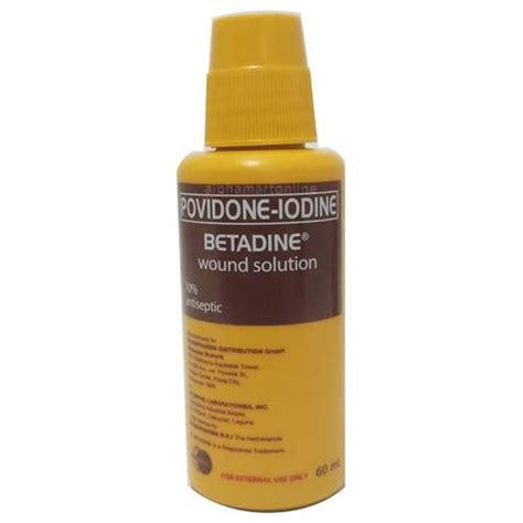 BETADINE WOUND SOLUTION 60ML – SRS Sulit