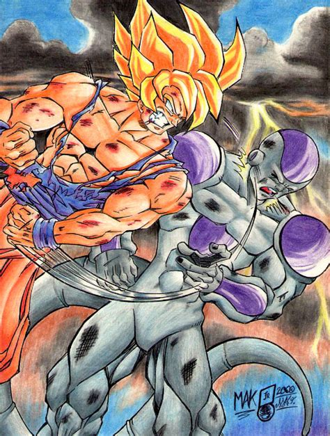 Dragon Ball Goku VS Freeza By KRETTLLI On DeviantArt