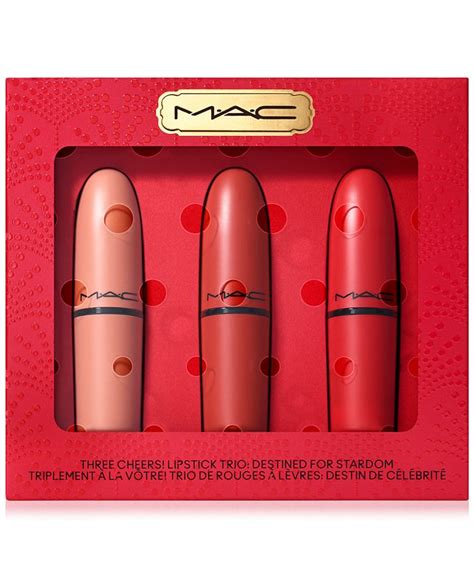 Mac 3 Pc Three Cheers Lipstick Set Created For Macys Macys