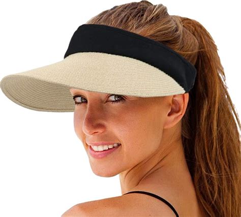 Womens Sun Straw Hat Wide Big Brim Uv Upf Protection Summer Hat