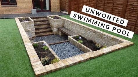 Transforming An Old Swimming Pool Into A Beautiful Seating Area