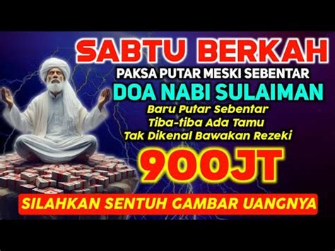 900JT SPESIAL MENYAMBUT IDUL FITRIPUTAR DOA NABI SULAIMAN DZIKIR