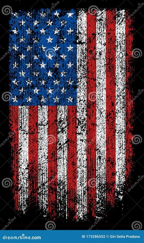 Grunge Usa Flag Wallpaper Background Vector Design Stock Vector ...