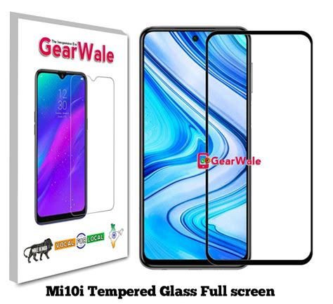 Mi 10i Full Screen Tempered Glass 2 5D Curved 9H Hardness