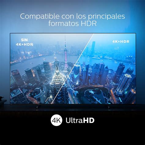 Ripley Televisor Smart Tv Philips K Ultra Hd Pud