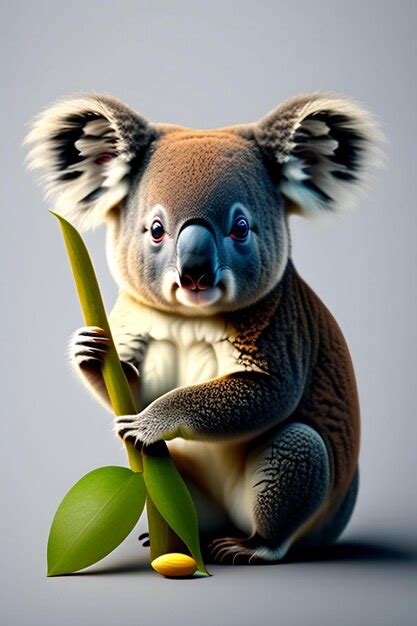 Premium Photo | Cute koala isolated on white background