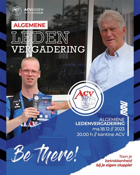 Save The Date Acv Assen