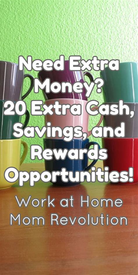 20 Extra Money Savings And Rewards Opportunities Work At Home Mom Revolution Work From