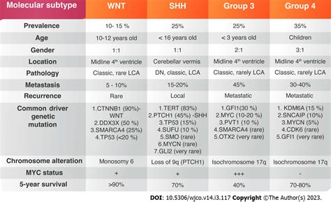 Immune microenvironment of medulloblastoma: The association between its ...