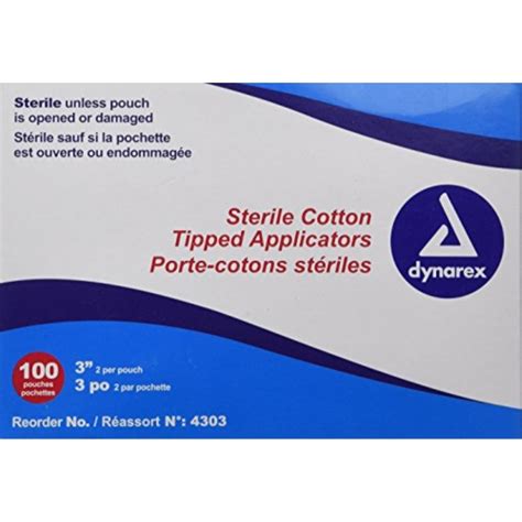 Cotton Swabs Sterile 3 Inch 200 Pkgs Of 2