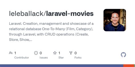 Github Leleballack Laravel Movies Laravel Creation Management And