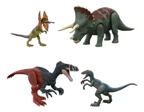 Jurassic World Dominion 4 Figuras De Acción Exclusivo Mattel Cuotas