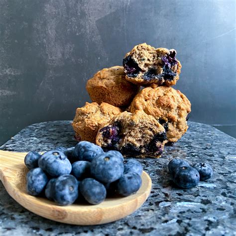 Blaubeer Bananen Muffins Vollwertig Vegan Zusatzzuckerfrei Marta