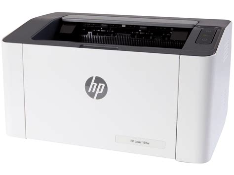 Impressora Laser Branco E Preto - Impressora HP Laser 107W Preto e Branco Wi-Fi USB