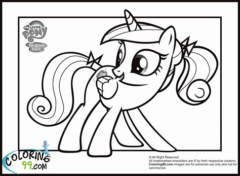 Free My Little Pony Coloring Pages Princess Cadence Wedding, Download ...