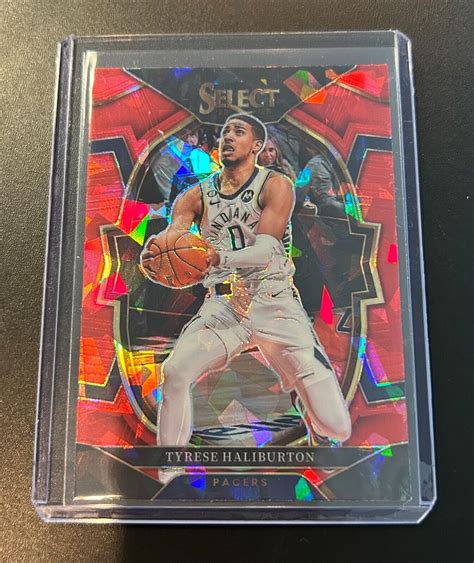 Panini Select Concourse Red Cracked Ice Prizm Tyrese