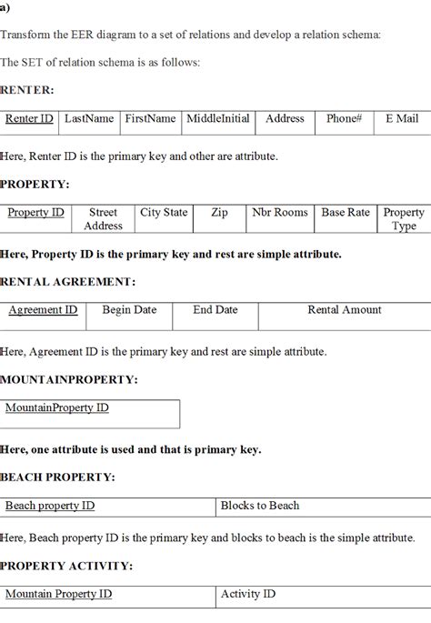 Solved 4 44 Figure 4 35 Shows An EER Diagram For Vacation Property