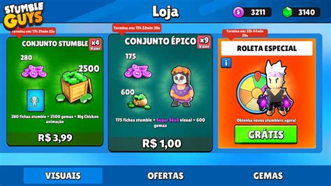 Corre Chegou Agora Novas Ofertas No Stumble Guys Nova Skin