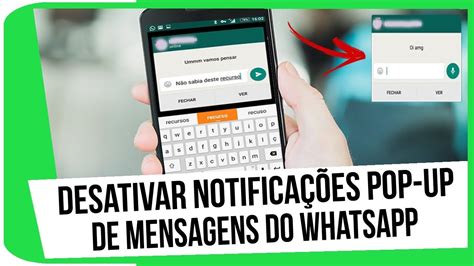 Como desativar notificações pop up de mensagens recebidas no WhatsApp