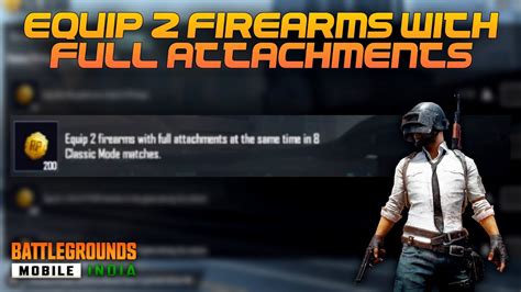 Equip Firearms With Attachments At The Same Time Complete This Rp