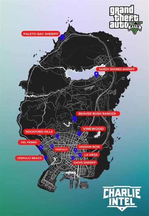 Where is the police station in GTA V? - Charlie INTEL