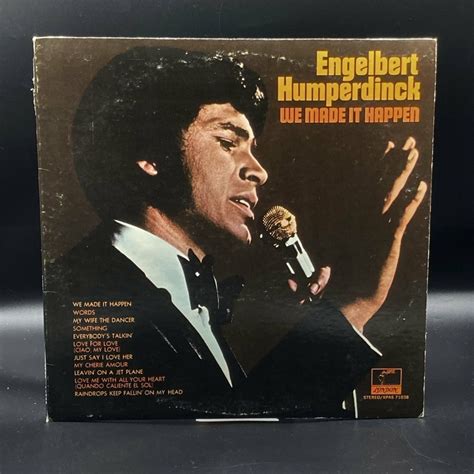 Engelbert Humperdinck This Moment In Time Vinyl Record Ominous