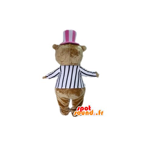 Mascotte D Ours En Peluche Marron Costum Dans Mascotte D Ours