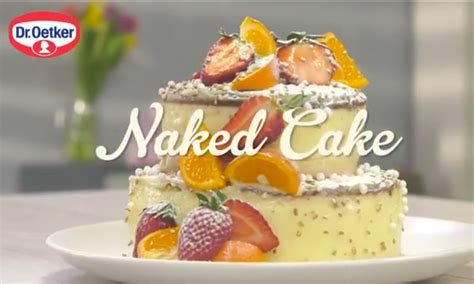 Naked Cake Aux Fruits Recette Dr Oetker