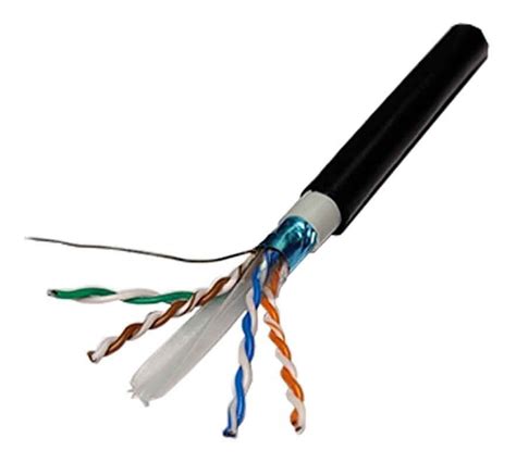 Cable Utp Apantallado Intemperie Cat6 100 Cobre Por Metro Mercado Libre