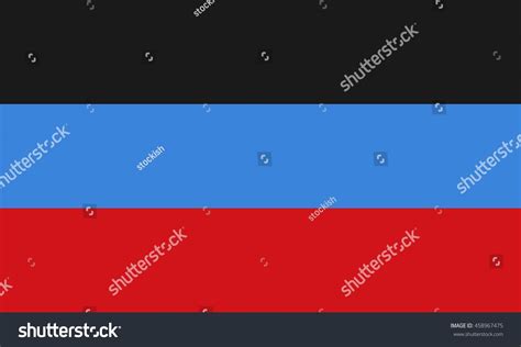 Donetsk Republic Flag. Stock Vector 458967475 : Shutterstock