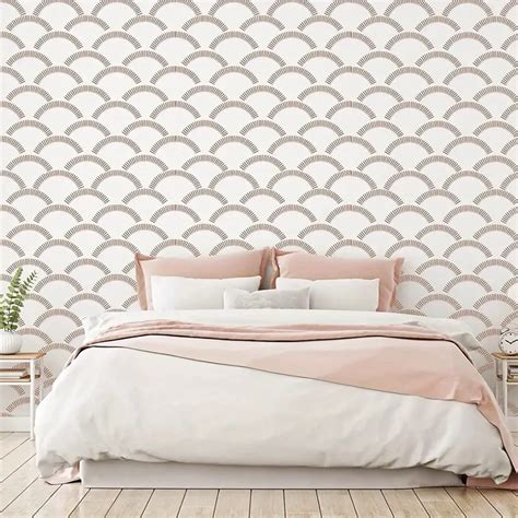 geometric wall stencil modern wall stencils wall decor - Temu