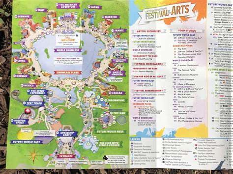 PHOTOS: New EPCOT International Festival of the Arts 2020 Guidemap ...