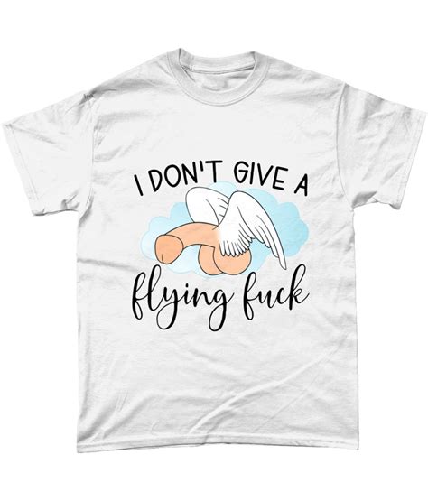 I Don T Give A Flying Fuck Heavy Cotton T Shirt Etsy