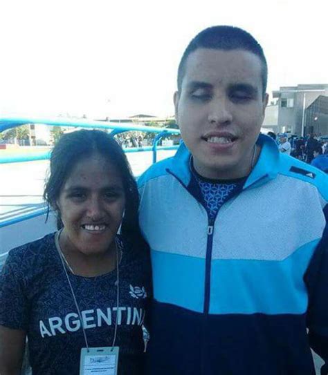 Germán Schlude el joven atleta no vidente que está haciendo historia